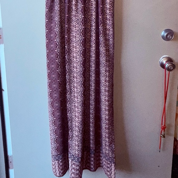 Altar'd State Brown Patterned Geo Maxi Dress - Picture 8 of 8